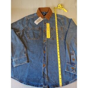 Frye Barn Shacket Medium Wash Medium